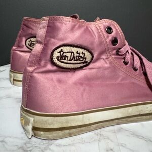 Von Dutch Vintage Y2K Pink Hightop Sneakers